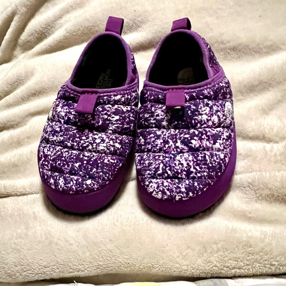 The North Face Kids' Purple Cozy Slip-On Shoes